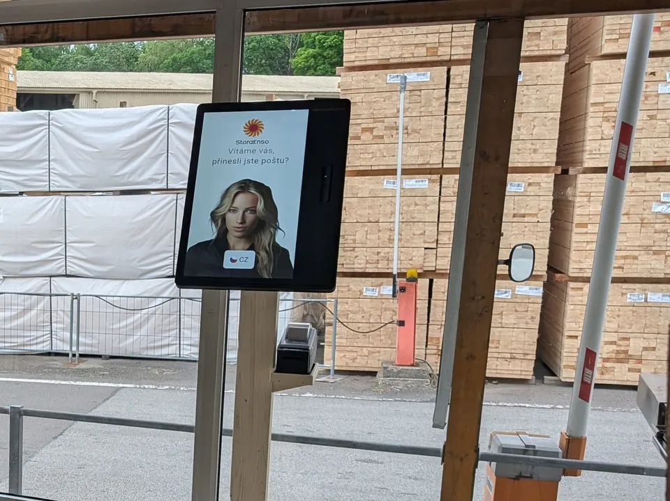 A manufacturing site that contractors and drivers pass through every day